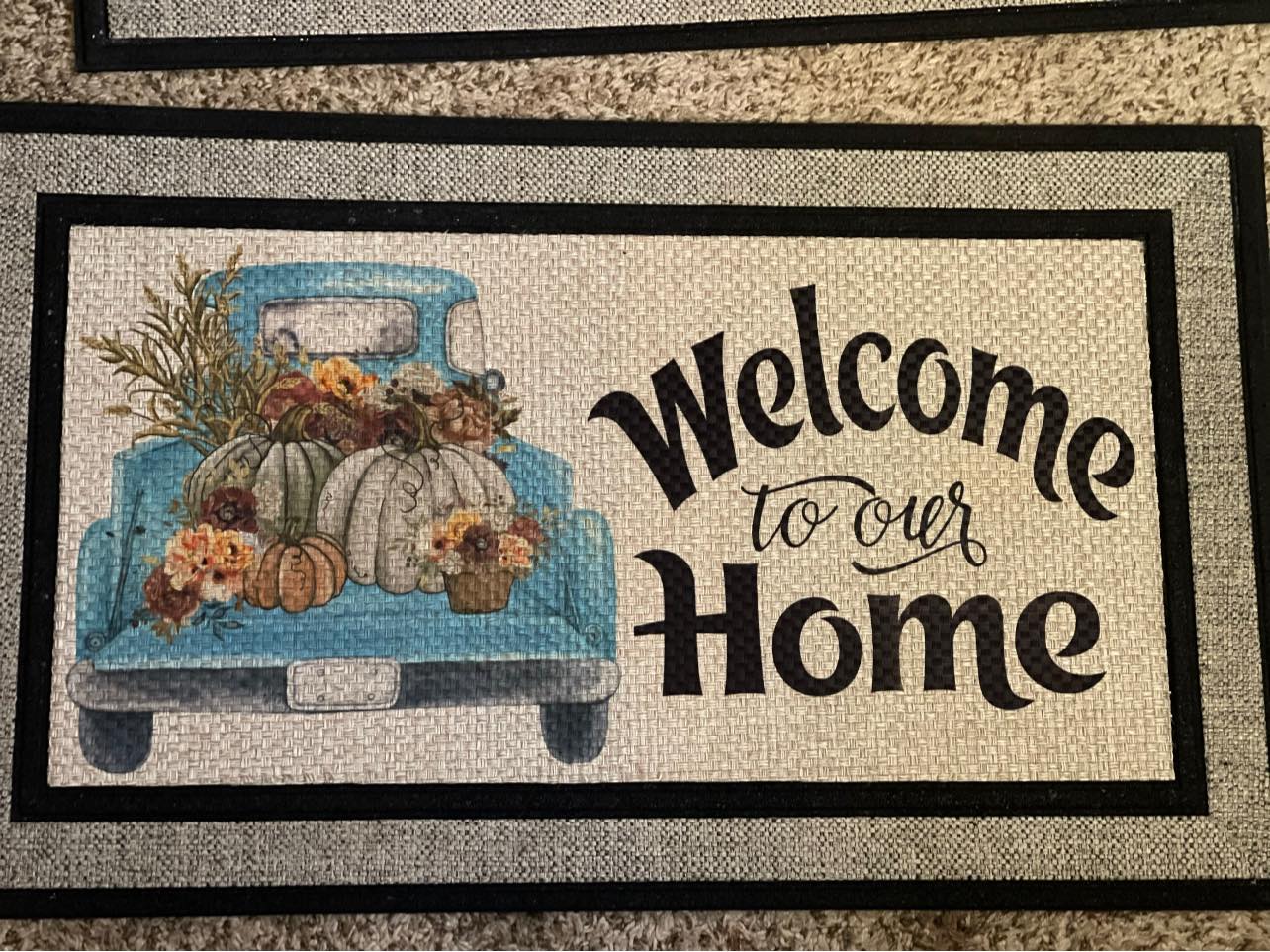 Welcome to our home indoor/outdoor rug