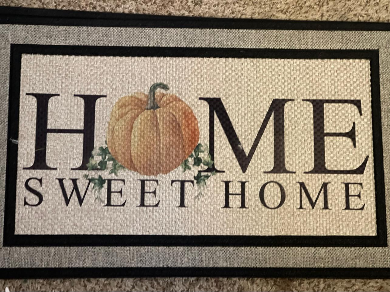 Home sweet home indoor/outdoor rug