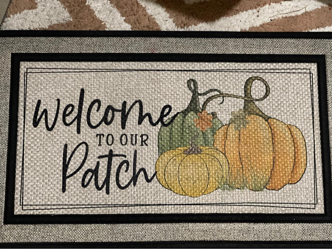 welcome to the patch indoor/outdoor rug