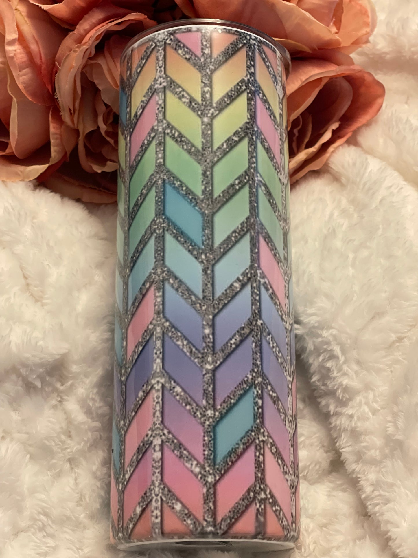 glitter tumbler