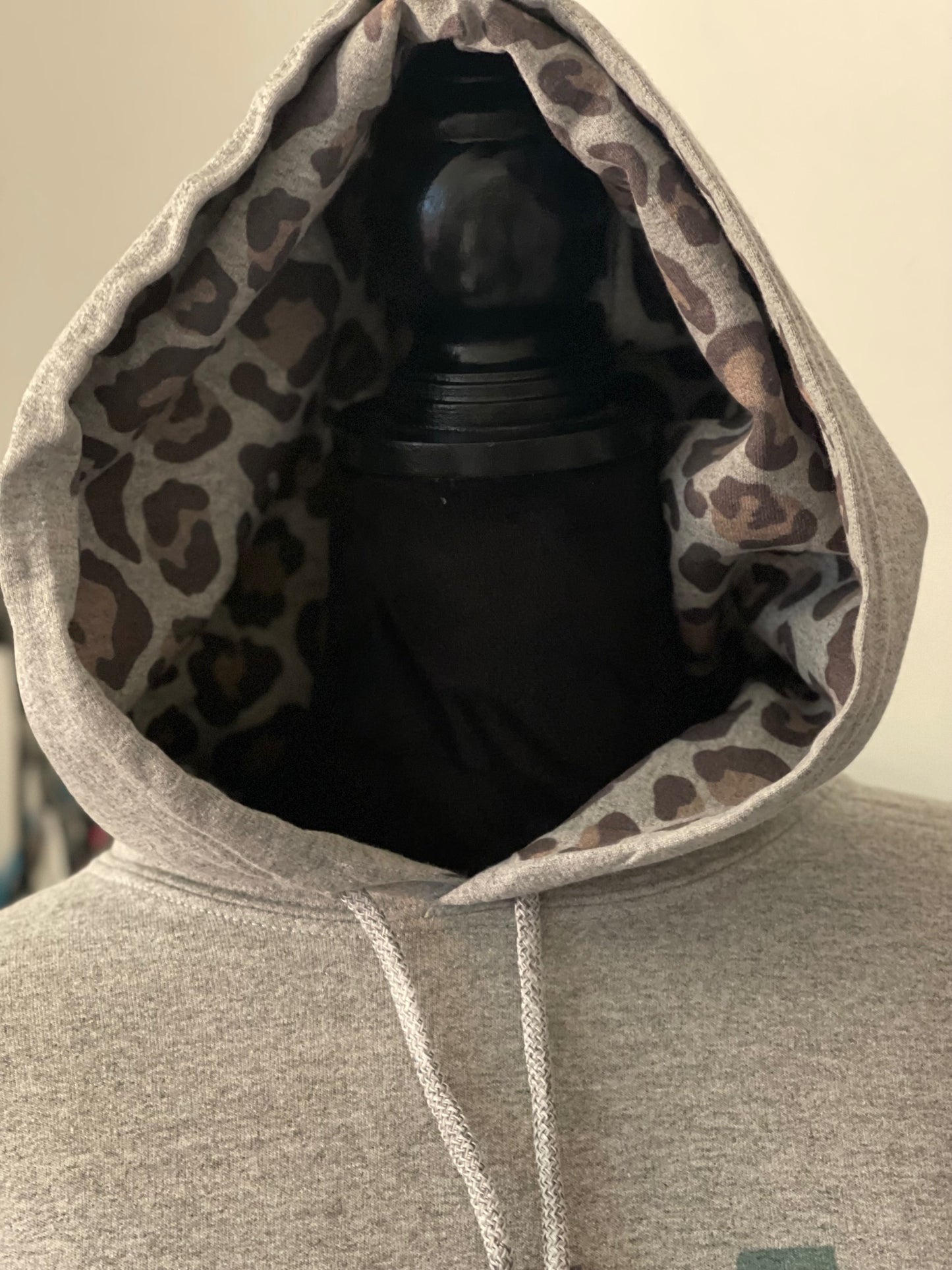 Leopard hoodie with name