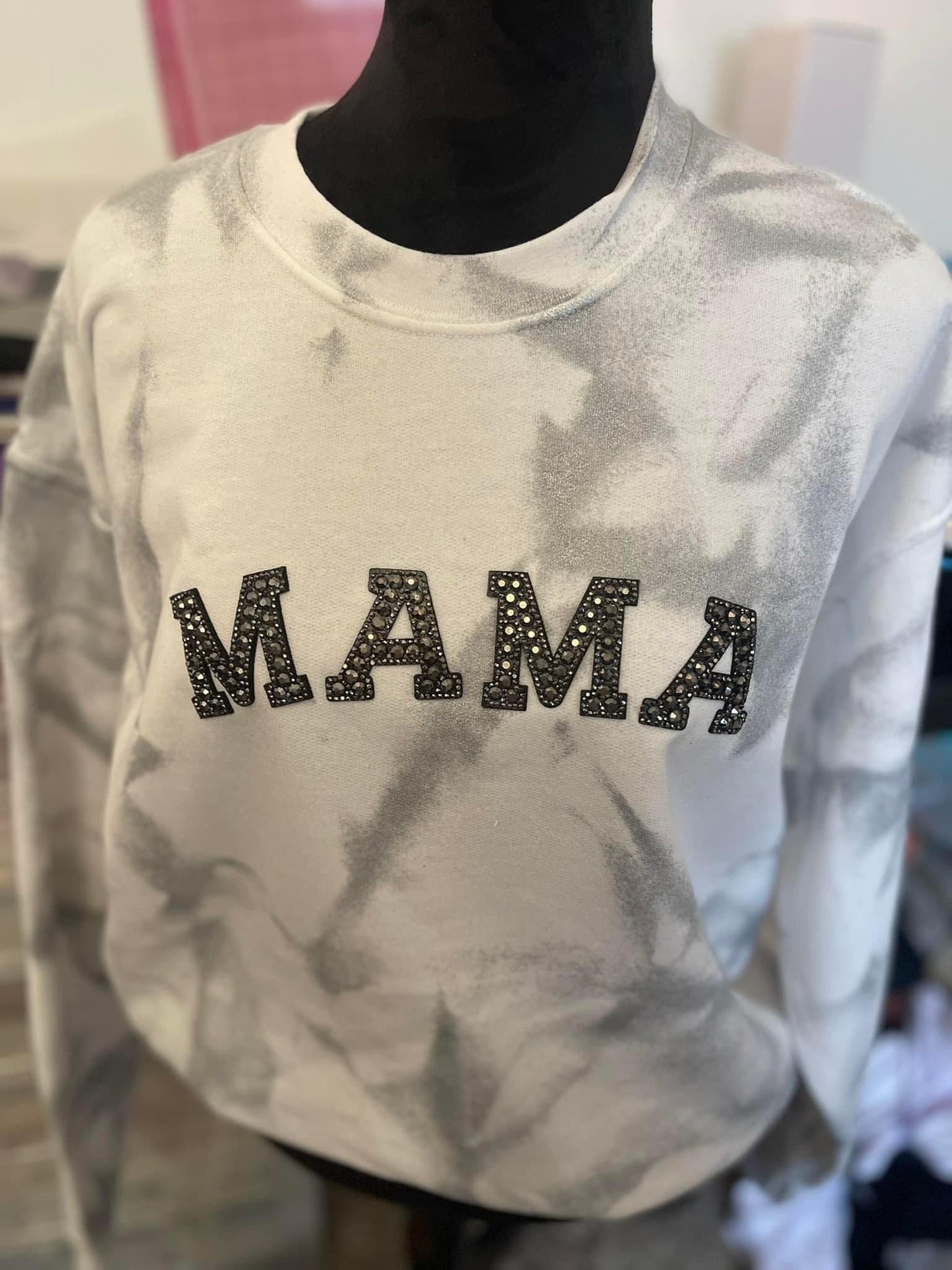 Rhinestone MAMA & MINI sweatshirt