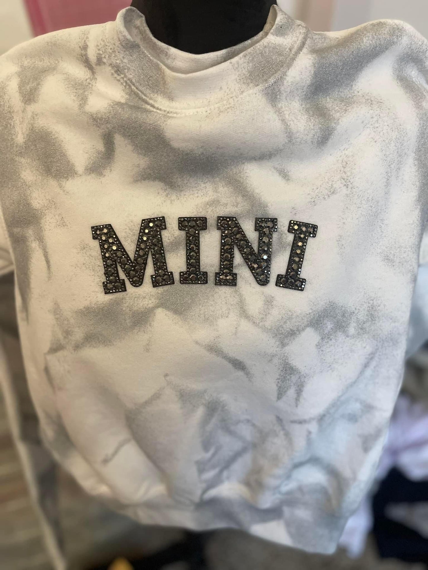 Rhinestone MAMA & MINI sweatshirt