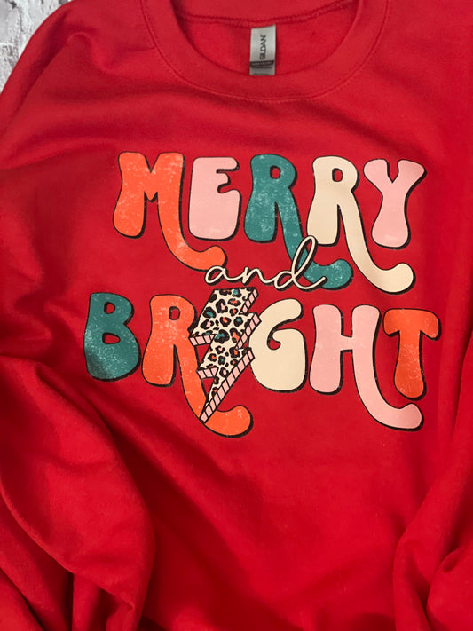 Merry & Bright sweatshirt